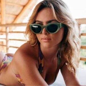 Stylish Ashbury Sky I Sea Green Sunglasses